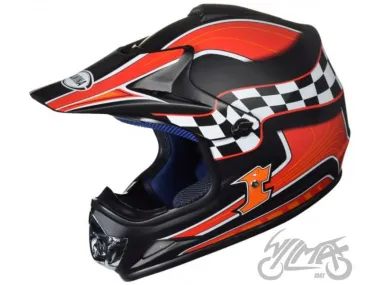 ŠALMAS VAIKIŠKAS ENDURO 47-48 CM TN8696 RAUDONAS JUODAS
