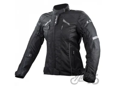 LS2 SERRA EVO MOTERIŠKA STRIUKĖ JUODA 5XL