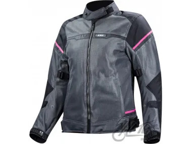 LS2 RIVA LADY JACKET BLACK DARK GREY PINK XL