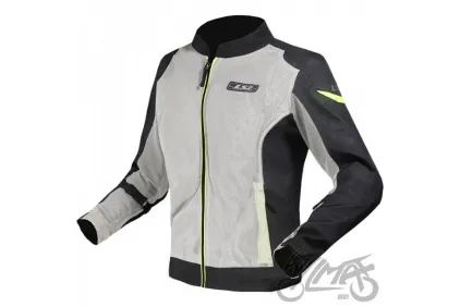 LS2 AIRY JACKET EVO LADY BLACK GREY YELLOW XXL
