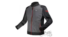 LS2 AIRY STRIUKĖ EVO VYRAMS PILKA JUODA RAUDONA 3XL