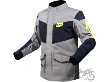 LS2 METROPOLIS EVO VYRIŠKA STRIUKĖ TITANO GELTONA 4XL