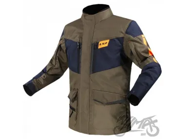 LS2 METROPOLIS EVO VYRIŠKA STRIUKĖ CHAKI MĖLYNA ORANŽINĖ 3XL