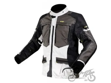LS2 NORWAY MAN JACKET BLACK GREY YELL. S