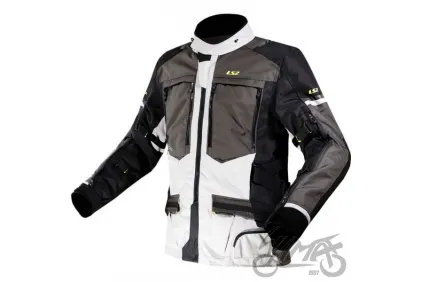 LS2 NORWAY MAN JACKET BLACK GREY YELL. S