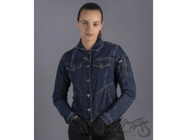 LS2 OAKY LADY JACKET DARK BLUE M