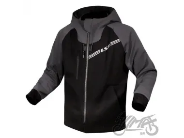 LS2 THROTTLE MAN JACKET BLACK DARK GREY L