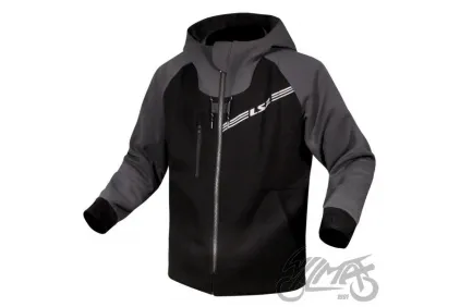 LS2 THROTTLE MAN JACKET BLACK DARK GREY L