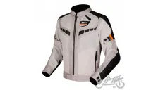 LS2 GARDA AIR MAN JACKET BLACK GREY H-V ORANGE XXL