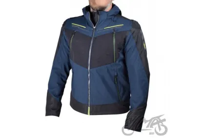 LS2 ZIRCONIUM MAN JACKET BLUE BLACK H-V YEL S