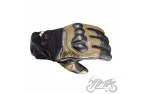 LS2 OCTANE WP LEATHER MAN GLOVES BLACK GREEN L