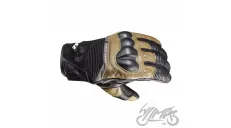 LS2 OCTANE WP LEATHER MAN GLOVES BLACK GREEN 3XL