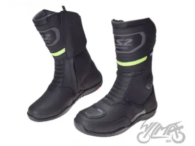 LS2 GOBY LADY BOOTS WP BLACK H-V YELLOW 37