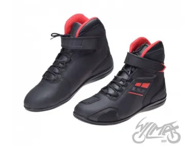 LS2 GARRA MAN BOOTS BLACK RED 45