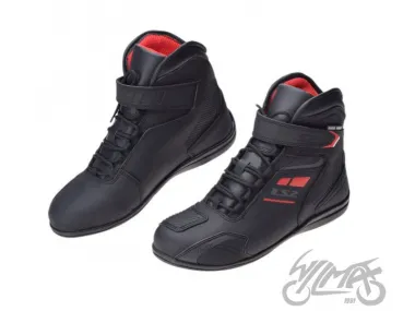 LS2 GARRA MAN BOOTS WP BLACK RED 45