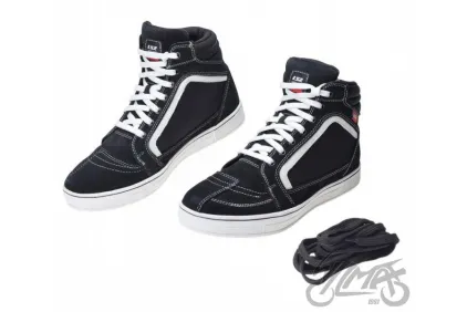 LS2 DORON MAN BOOTS WHITE BLACK 43