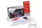AURA GOGGLE BLACK RED WITH IRIDIUM VISOR