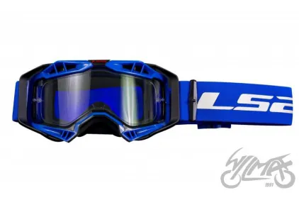 AURA GOGGLE BLACK BLUE WITH CLEAR VISOR PINLOCK EXTRA
