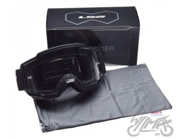 CHARGER GOGGLE BLACK CLEAR VISOR