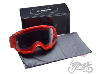 CHARGER GOGGLE RED CLEAR VISOR