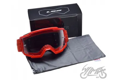 CHARGER GOGGLE RED CLEAR VISOR