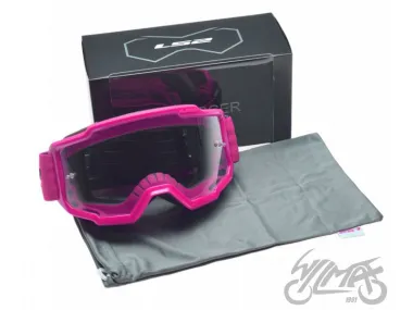 CHARGER GOGGLE PINK CLEAR VISOR