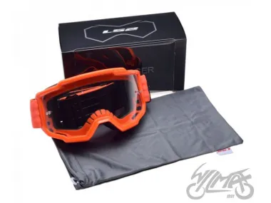CHARGER GOGGLE ORANGE CLEAR VISOR