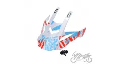 MX437 EVO SNAPELIS FUNKY RAUDONAS BALTAS