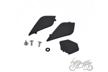MX701 PEAK SCREWS+COVERS MATT BLACK