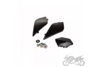 MX701 PEAK SCREWS+COVERS GLOSS BLACK