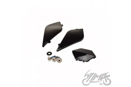 MX701 PEAK SCREWS+COVERS GLOSS BLACK