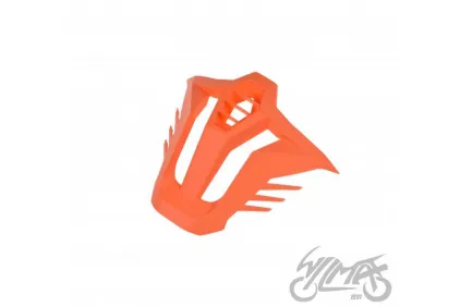 MX702/MX708 AIR VENT CHIN MATT H-V ORANGE RED