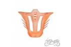 MX702/MX708 AIR VENT CHIN MATT H-V ORANGE RED