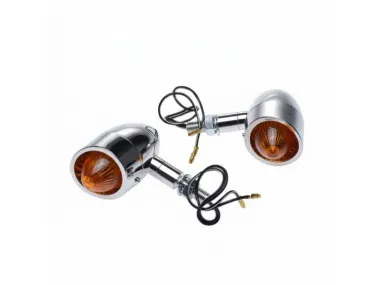 LAMP HARLEY BRACKET CONVEX LENS PAIR