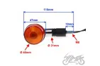 LAMP, TURN SIGNAL SPARE BANDIT 250/400 RH FRONT