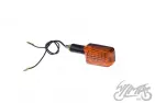 LAMP, TURN SIGNAL MINI BLACK AMBER LONG