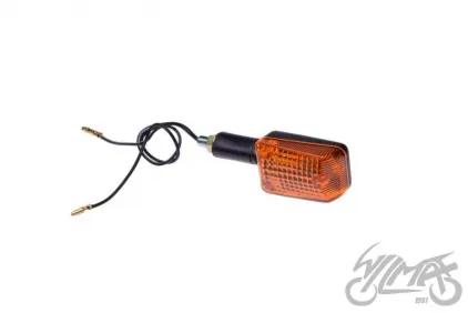 LAMP, TURN SIGNAL MINI BLACK AMBER LONG