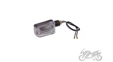 LAMP, TURN SIGNAL MINI CARBON-LOOK CLEAR SHORT