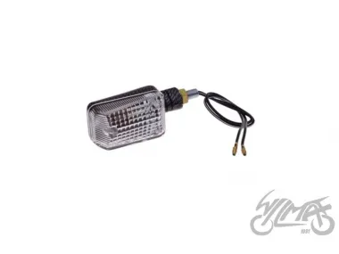 LAMP, TURN SIGNAL MINI CARBON-LOOK CLEAR SHORT