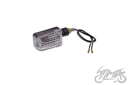LAMP, TURN SIGNAL MINI CARBON-LOOK CLEAR SHORT