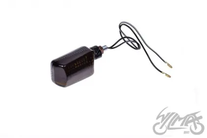 LAMP, TURN SIGNAL MINI CARBON-LOOK TINTED SHORT