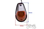 LAMP, TURN SIGNAL ON-FAIRING HONDA CHROME PAIR