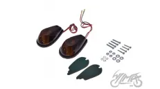 LAMP, TURN SIGNAL ON-FAIRING CIEMNA CZARNA PAIR