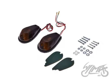 LAMP, TURN SIGNAL ON-FAIRING CIEMNA CZARNA PAIR