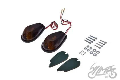 LAMP, TURN SIGNAL ON-FAIRING CIEMNA CZARNA PAIR