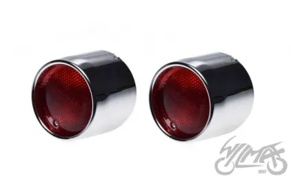 LAMP, REAR, E-APPR., APRILIA SR50, CHROME