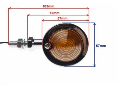 LAMP, TURN SIGNAL compatible with Harley-Davidson motorcycles, CENTR. MOUNT