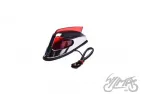 LAMP, FENDER, RED, CHROME