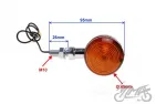 LAMP, TURN SIGNAL, BULLET, SHORT MOUNT 10 mm