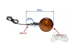 LAMP, TURN SIGNAL, BULLET, SHORT MOUNT 8 mm